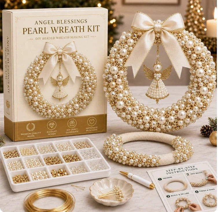 Christmas Pearl Wreath DIY Kit