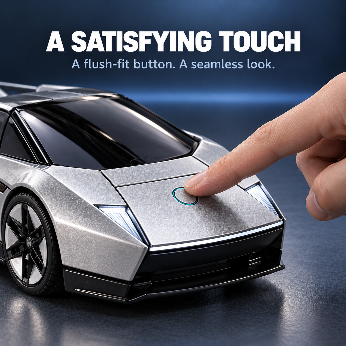 Silver 2-in-1 Transforming Sports Car & Robot 3