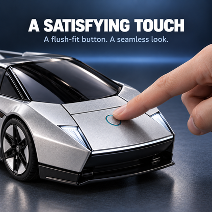 Silver 2-in-1 Transforming Sports Car & Robot 3