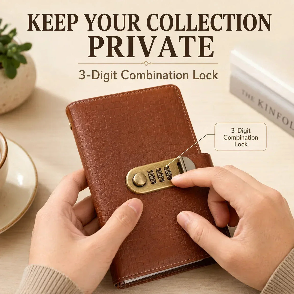 🔥 SPECIAL OFFER | Locking Banknote Collection Booklet | Holds 100 Bills