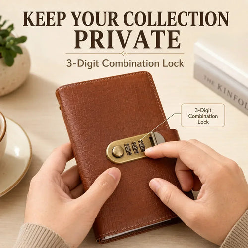 🔥 SPECIAL OFFER | Locking Banknote Collection Booklet | Holds 100 Bills