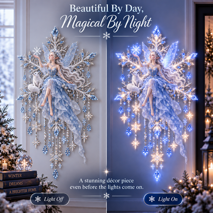Ice Snow Elf Starfall Wall Light