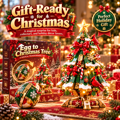Christmas Tree Transforming Egg
