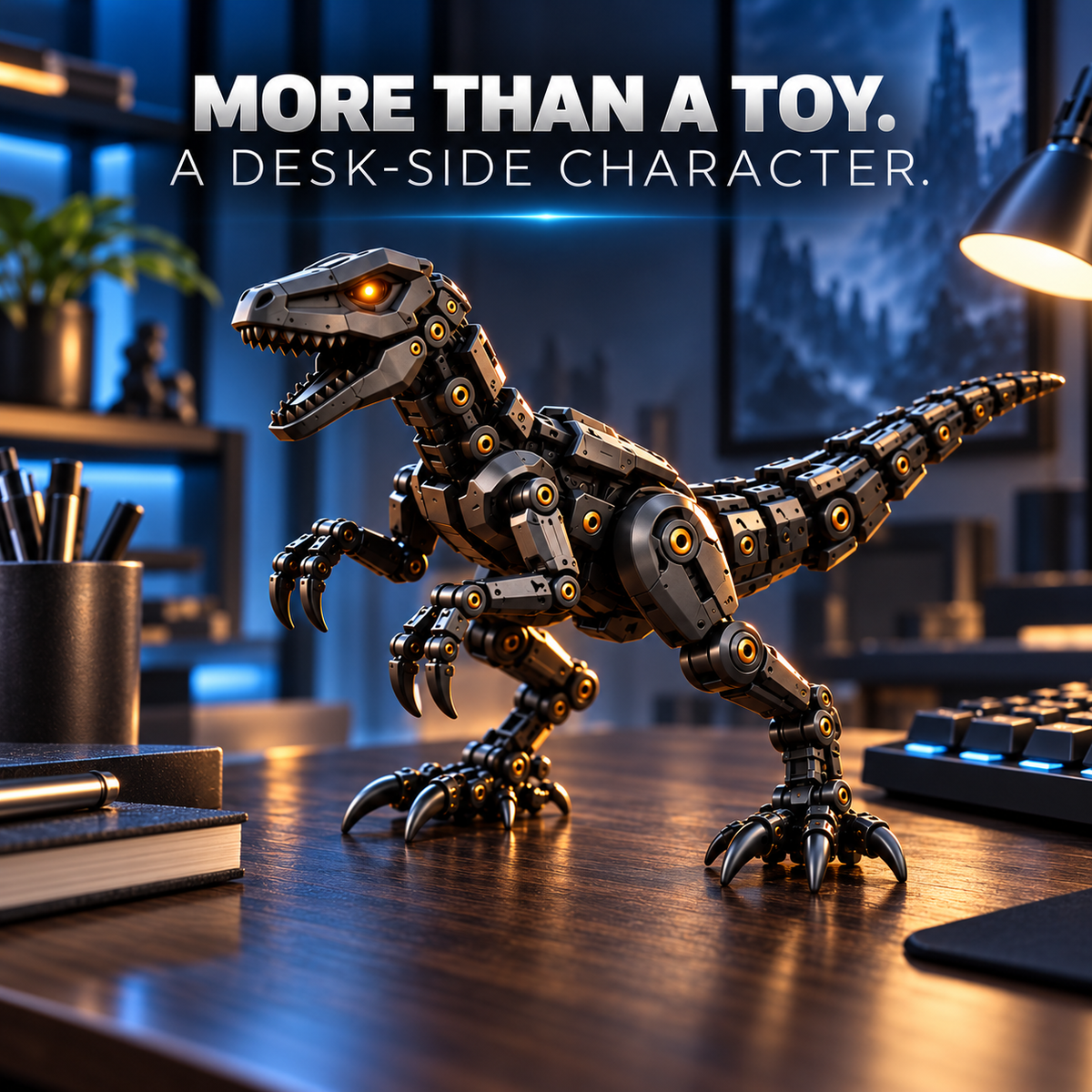 Mechanical Raptor Transforming Egg – Dinosaur Figure – view 7