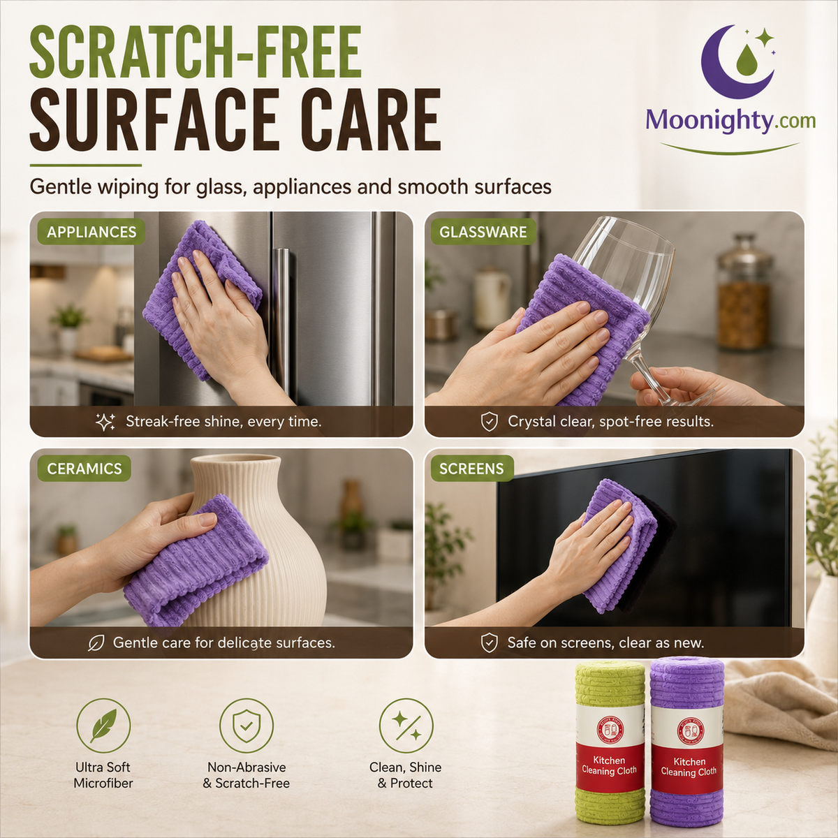 🗞️Multipurpose Reusable Tear-Off Cleaning Cloth Roll