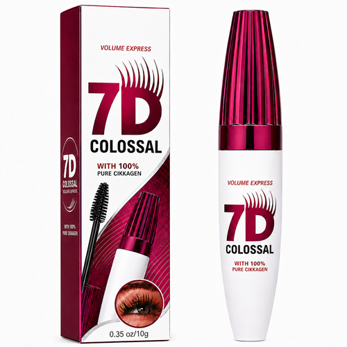 7D Waterproof Volume Mascara – product and packaging