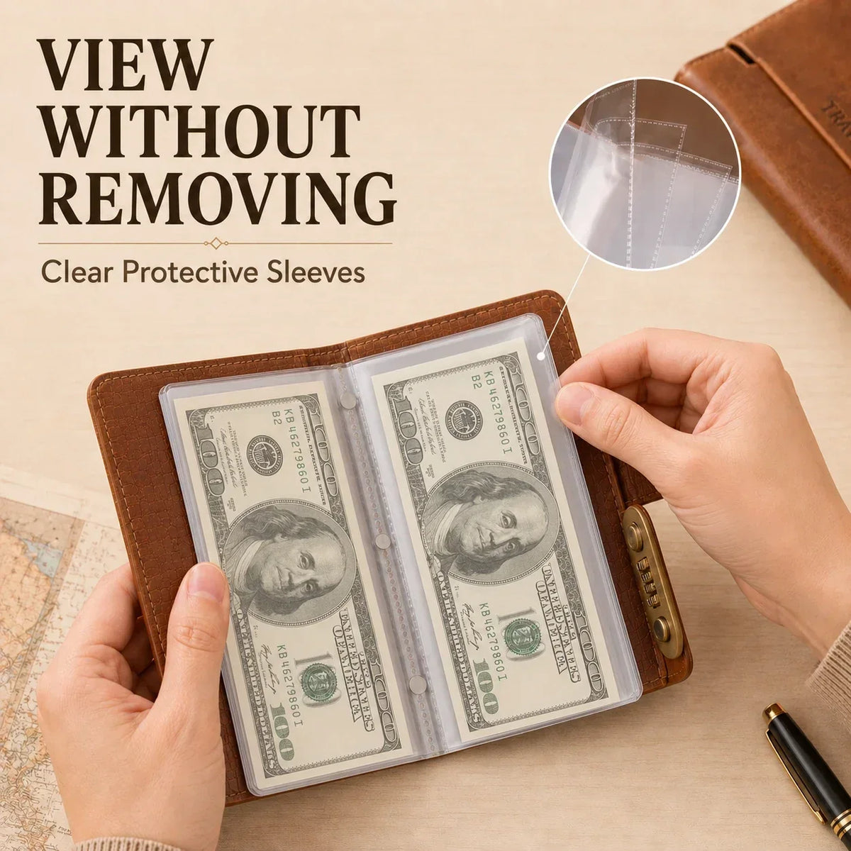 🔥 SPECIAL OFFER | Locking Banknote Collection Booklet | Holds 100 Bills