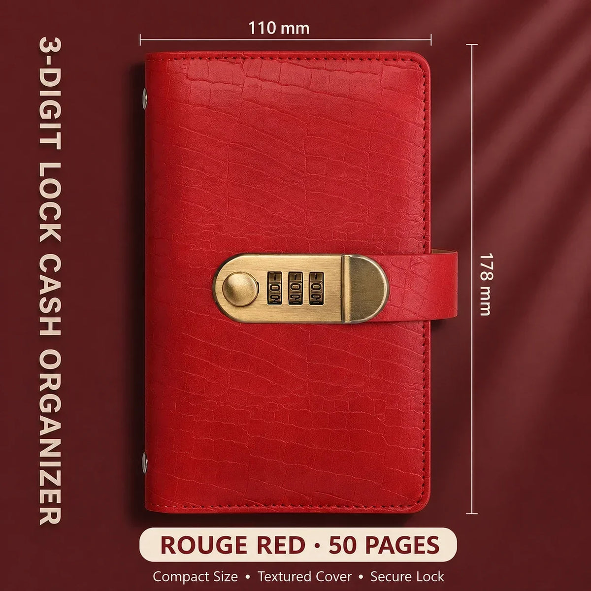 🔥 SPECIAL OFFER | Locking Banknote Collection Booklet | Holds 100 Bills