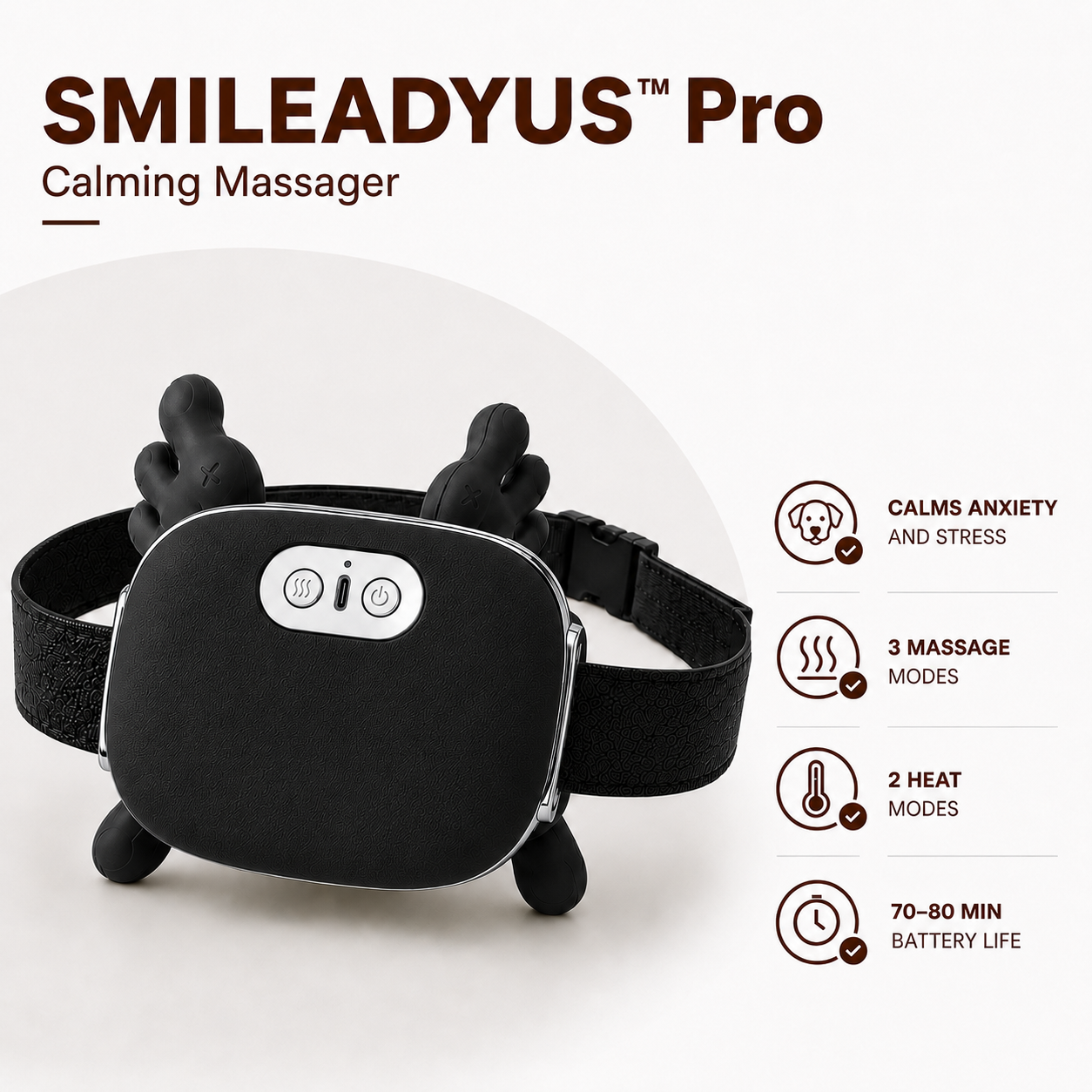 SMILEADYUS™ Calming Massager: For Pets & People 🐶