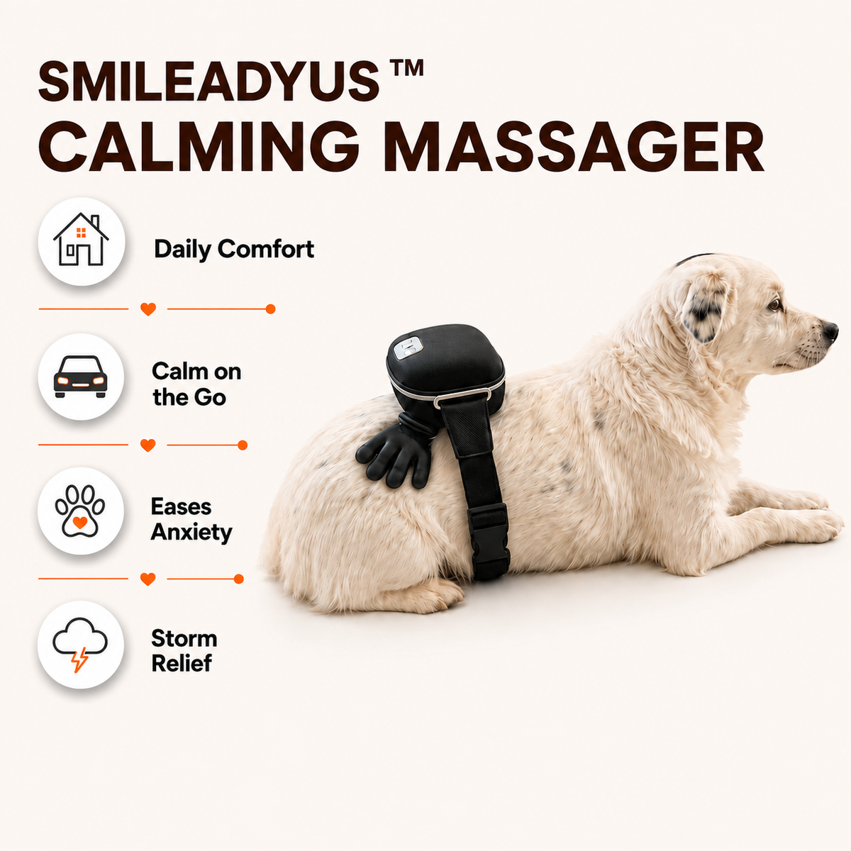 SMILEADYUS™ Calming Massager: For Pets & People 🐶