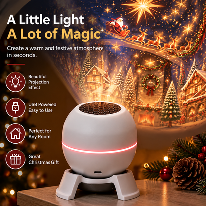 Magical Christmas Projection Night Light