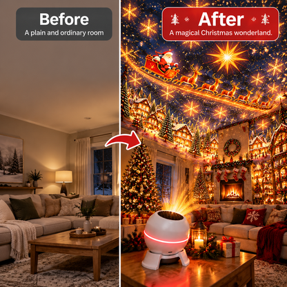Magical Christmas Projection Night Light
