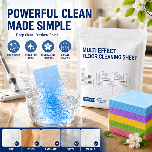 Powerful Floor Cleaning Without The Heavy Bottles♻️60-Pieces
