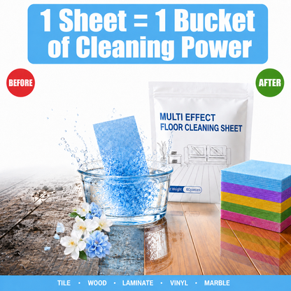 Powerful Floor Cleaning Without The Heavy Bottles♻️60-Pieces