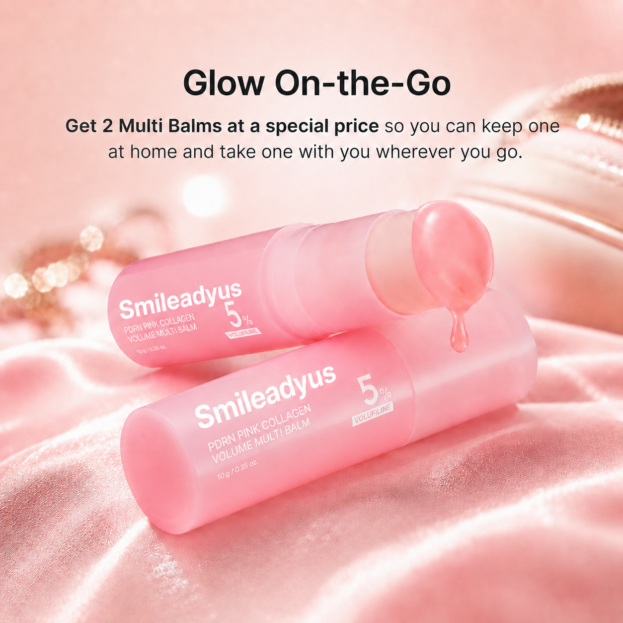 🔥LAST DAY 60% OFF🎁Korean PDRN Pink Collagen Volume Multi Balm