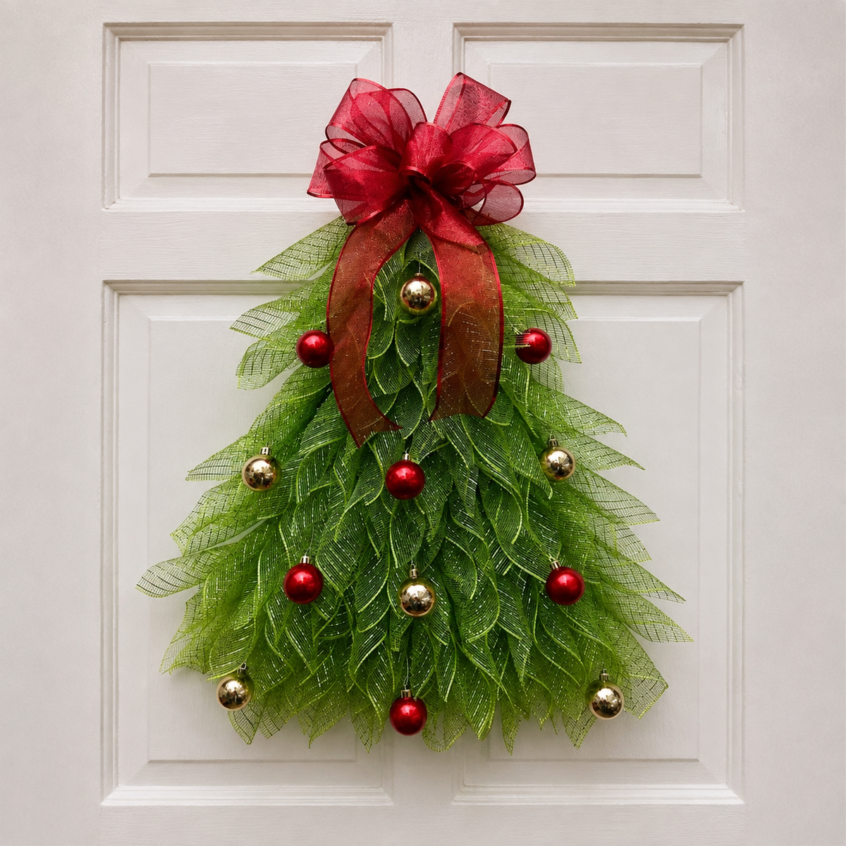 🔥Christmas Sale 49% OFF - 🎄Handmade Christmas Tree Wreath for Front Door