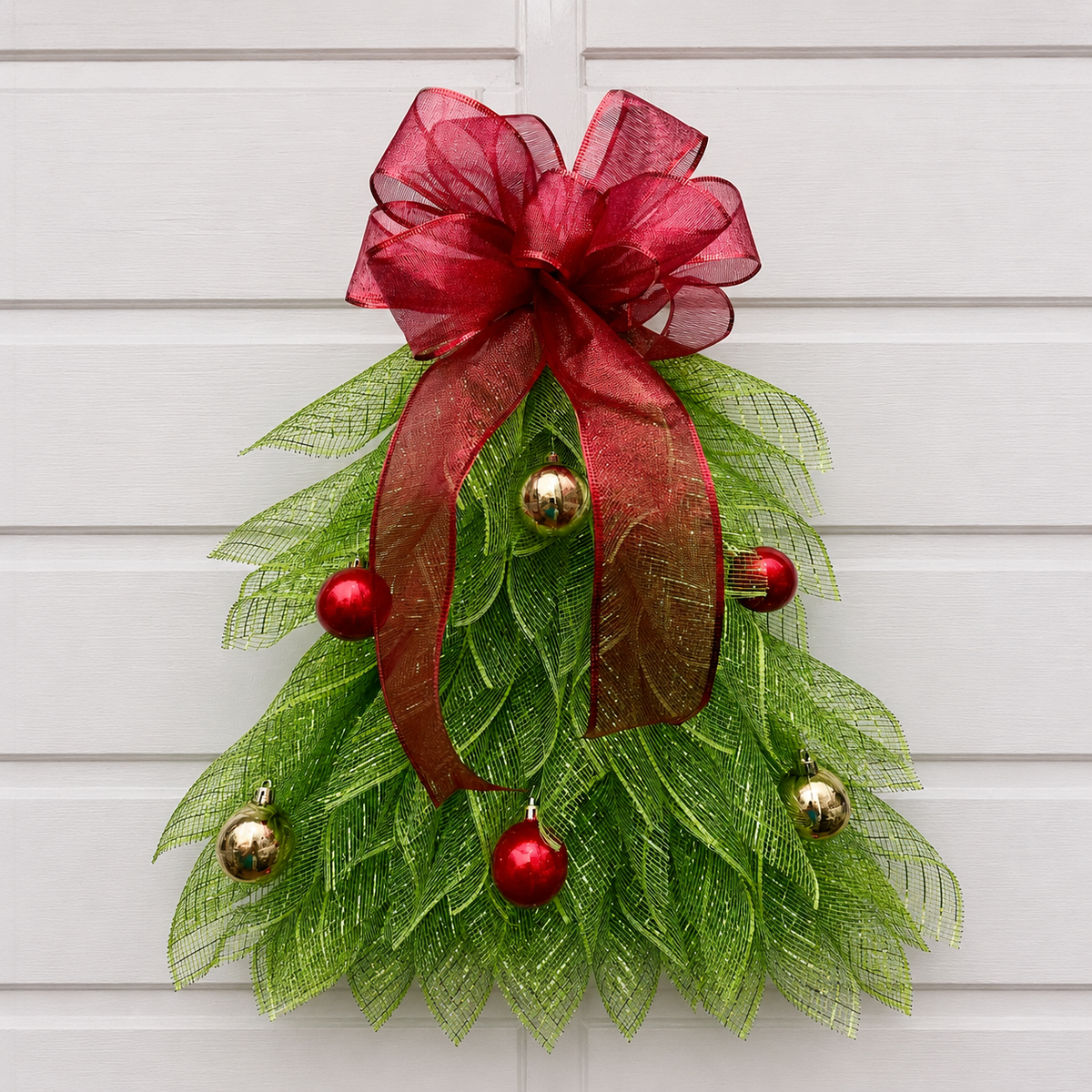 🔥Christmas Sale 49% OFF - 🎄Handmade Christmas Tree Wreath for Front Door