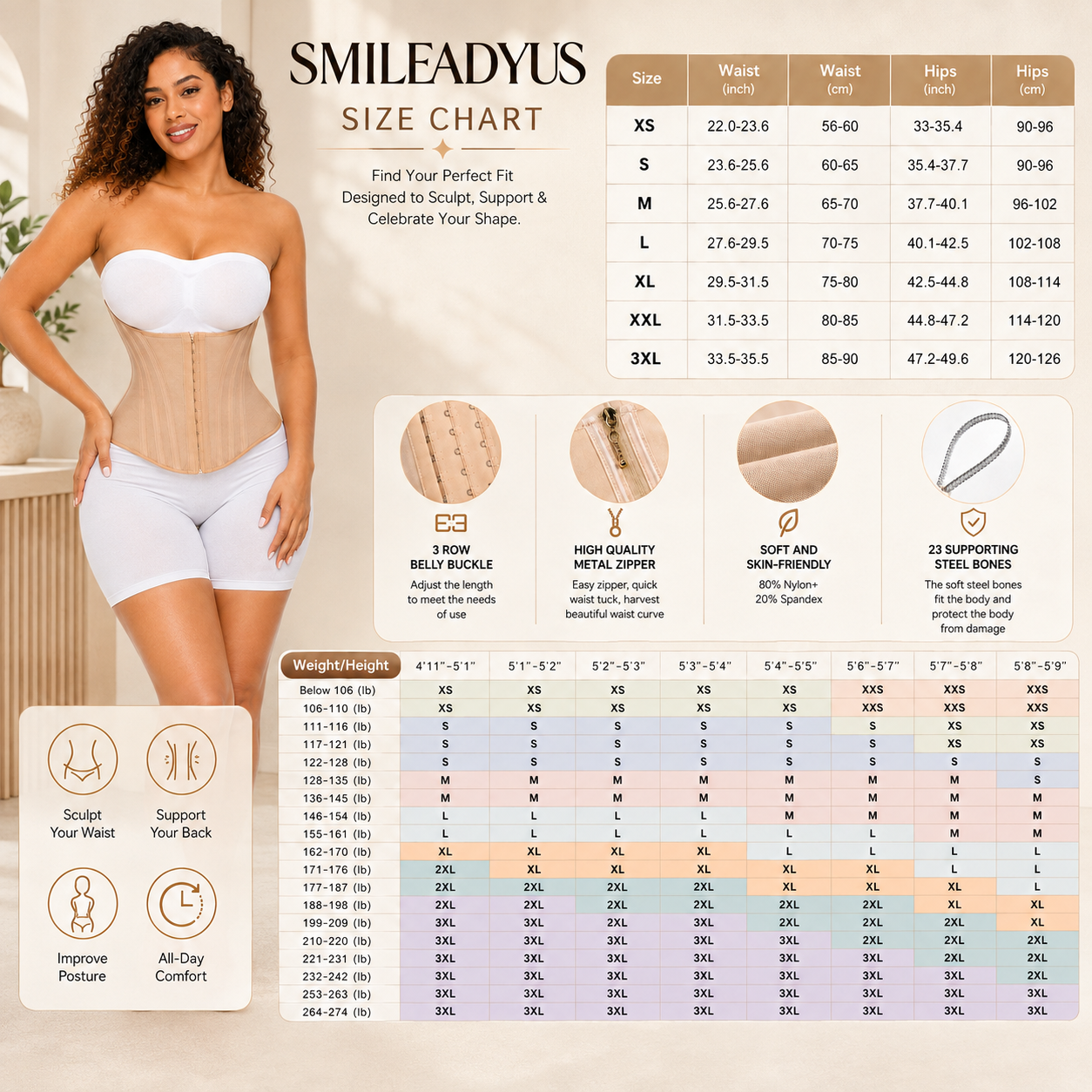 Waist shapewear