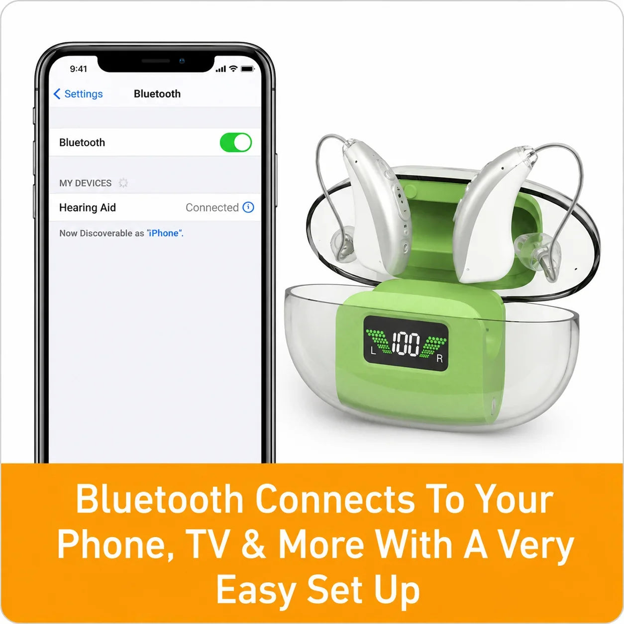 BTE Bluetooth Hearing Aids