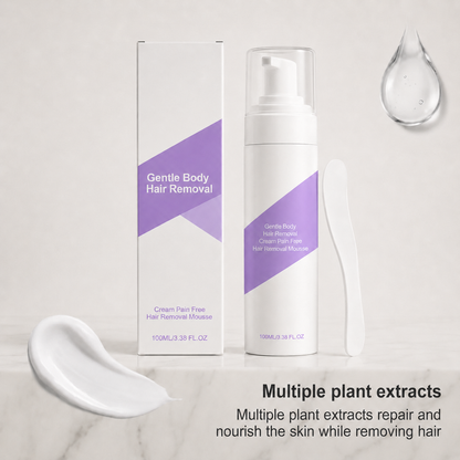 Bikini Pain-Free Hair Removal Cream for Sensitive Skin,Gentle Citrus Sensitive Skin Hair Removal Cream&Spray