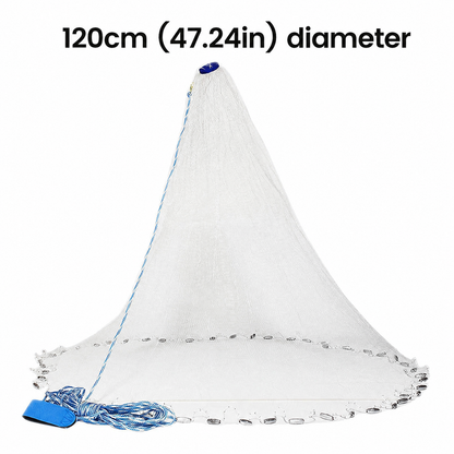 ⏳Time-Limited Special⏰Easy-Throw Cast Net – Heavy-Duty Mesh, Rapid Sinking & Versatile – For Freshwater & Saltwater 🐟