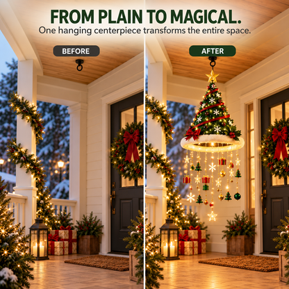 🔥 SPECIAL OFFER |🎄 Lighted Christmas Hanging Chandelier