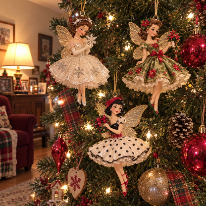 🔥LAST DAY 49% OFF🎄Vintage Fairy Christmas Ornaments