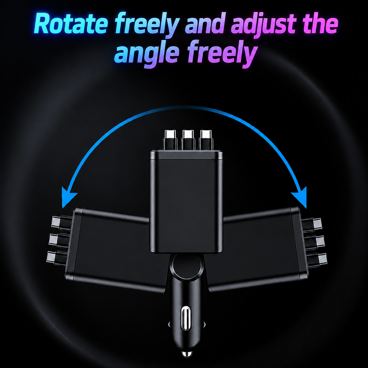 ⚡ The Car Charger That Charges 7 Devices & Lights Up Your Ride — Starry Ambient Light + 120W Fast Charging