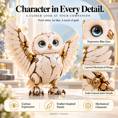 Mechanical Owl Transforming Egg – Two-Form Display Figure – view 4