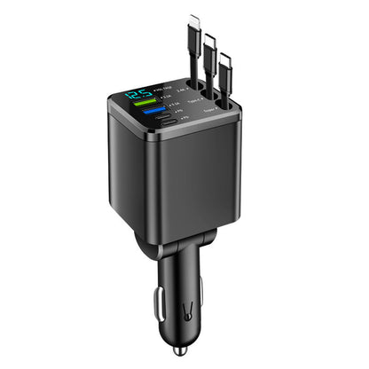 ⚡ The Car Charger That Charges 7 Devices & Lights Up Your Ride — Starry Ambient Light + 120W Fast Charging