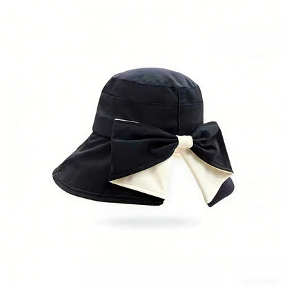 Women's Wide Brim Bow Sun Hat