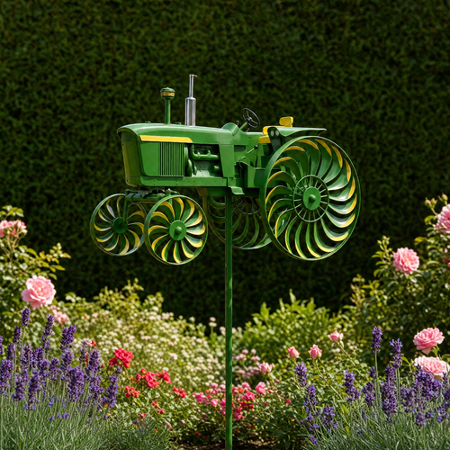 🔥HOT SALE 55% OFF 🚜 Handmade Tractor Wind Spinner