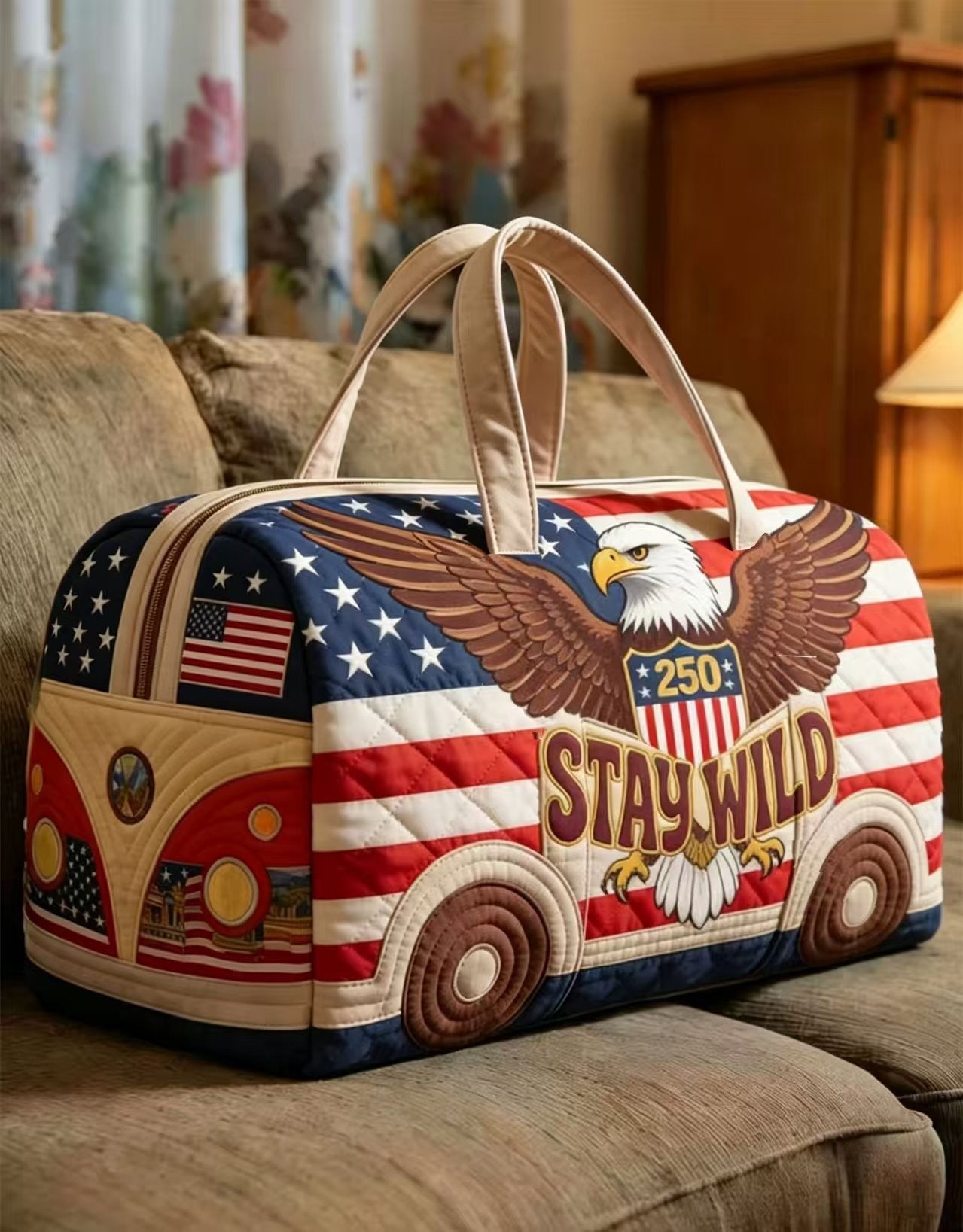 🎖️ Carry Your Military Pride Everywhere — Classic American-Style Travel Bag