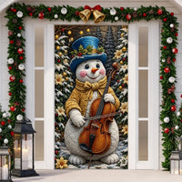 Violin Snowman