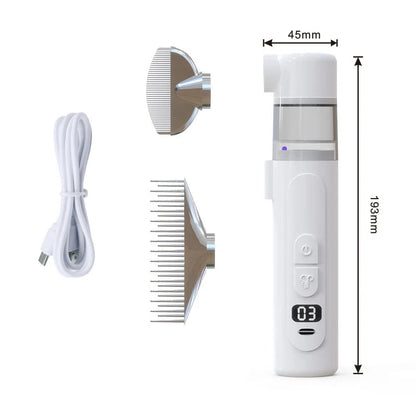 ⏰LIMITED TIME PRICE & FREE SHIPPING🔥Electric Pet Grooming Comb🐕Keep your furry friends away from mites, fleas and tangled fur！