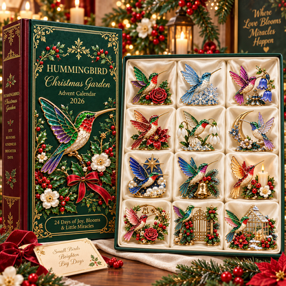 🎁24 Days of Joy in Bloom — Hummingbird Christmas Garden Advent Calendar 2026