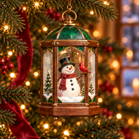 ☃️ Snowman & Christmas Cardinal