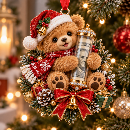🎄 Christmas Money Surprise Ornament——A Fun Christmas Tree Cash Gift for Kids & Family 🎁💵