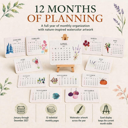 🌱Eco-Friendly Plantable 'Timeless' Seed Calendar 2027 ✨ Plan•Plant•Grow•Enjoy