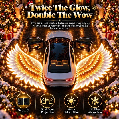 Christmas Angel Wing Car Door Projector Lights – 2-Light Set