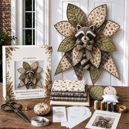 🔥LAST DAY 50% OFF - 🎀 Beginner-Friendly Oversized Quilted Bow Sewing Kit