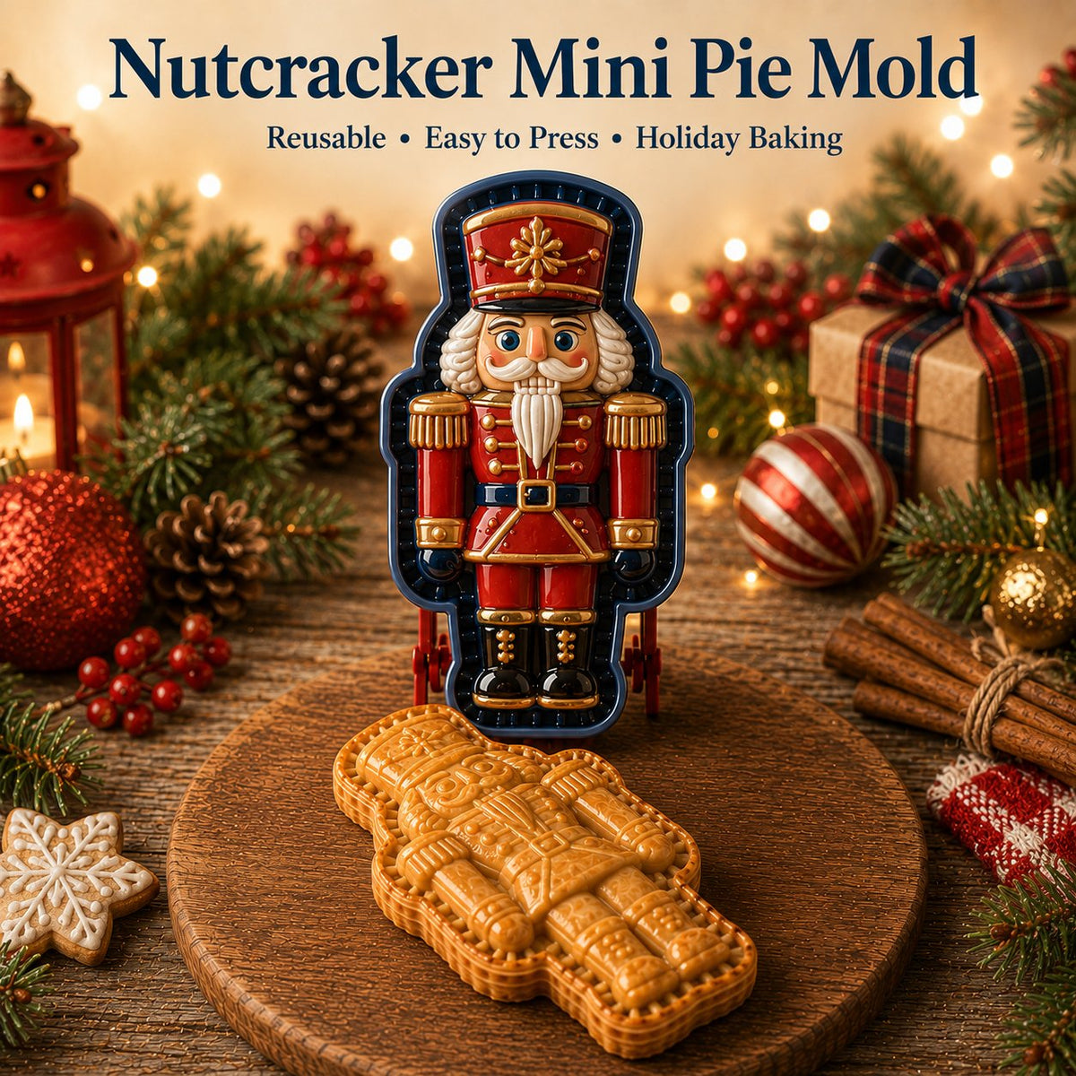 🎄16pcs-Design Christmas Mini Pie Mold Collection🥧