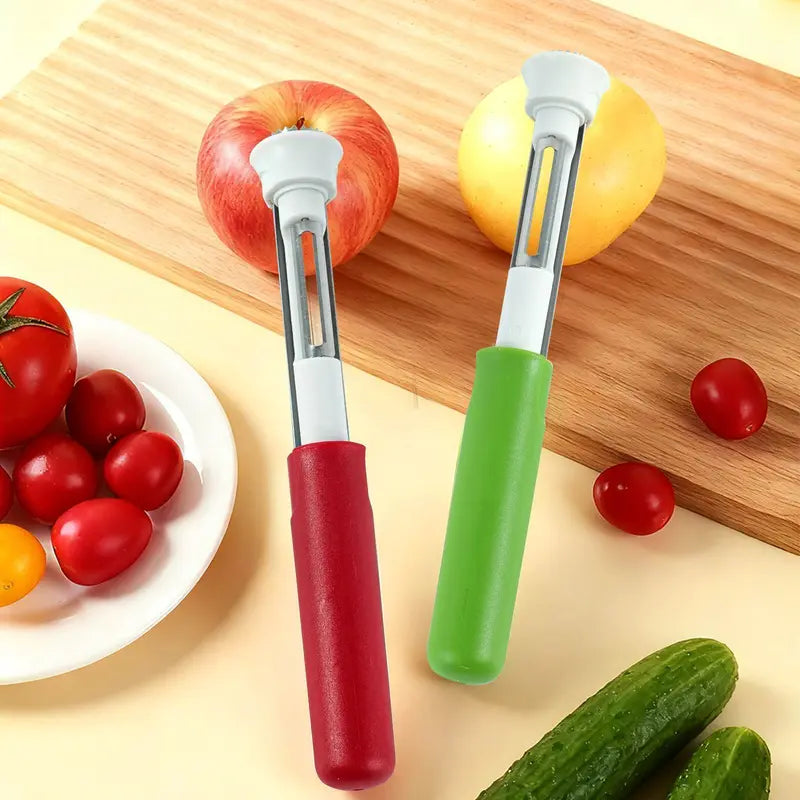 2-in-1 Stainless Steel Apple Corer & Peeler