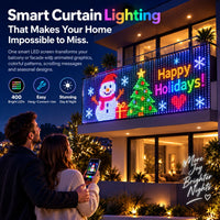 9.8 × 9.8 ft — 400 LEDs