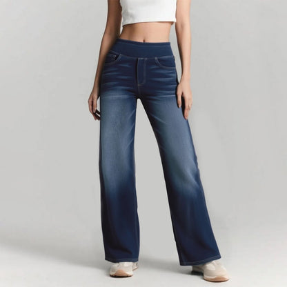 🔥Last Day 60% OFF🔥Women's High-Waisted Washed Baggy Wide