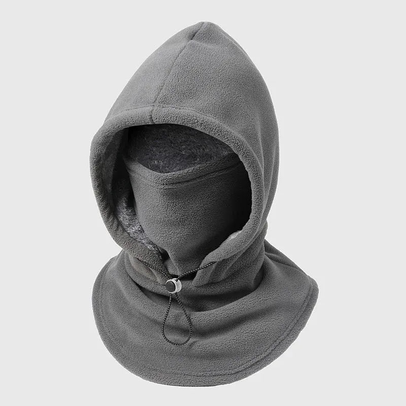 One-piece warm mask hat, Outdoor cycling windproof warm hat with neck mask