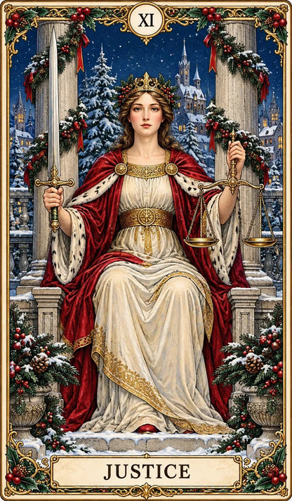 🔮 Yuletide Tarot Deck | 78 Festive Cards & A Guided 12-Day Holiday Ritual
