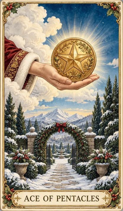 🔮 Yuletide Tarot Deck | 78 Festive Cards & A Guided 12-Day Holiday Ritual