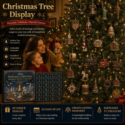 🔥Last 30pcs✨⏰ Limited anniversary edition✨50% OFF!🔥America 250th Anniversary Heritage Christmas Advent Calendar
