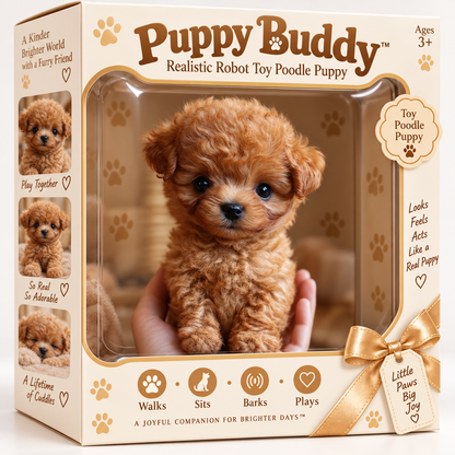 🎄49% OFF🐕🐾 Golden Buddy™ Realistic Robot Golden Retriever Puppy